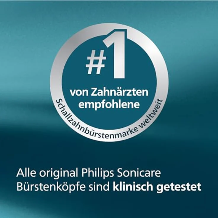 Philips Sonicare Sensitive HX6054/88, Ersatzkopf für elektrische Zahnbürsten, 4 Stück, für empfindliche Zähne – Bild 7