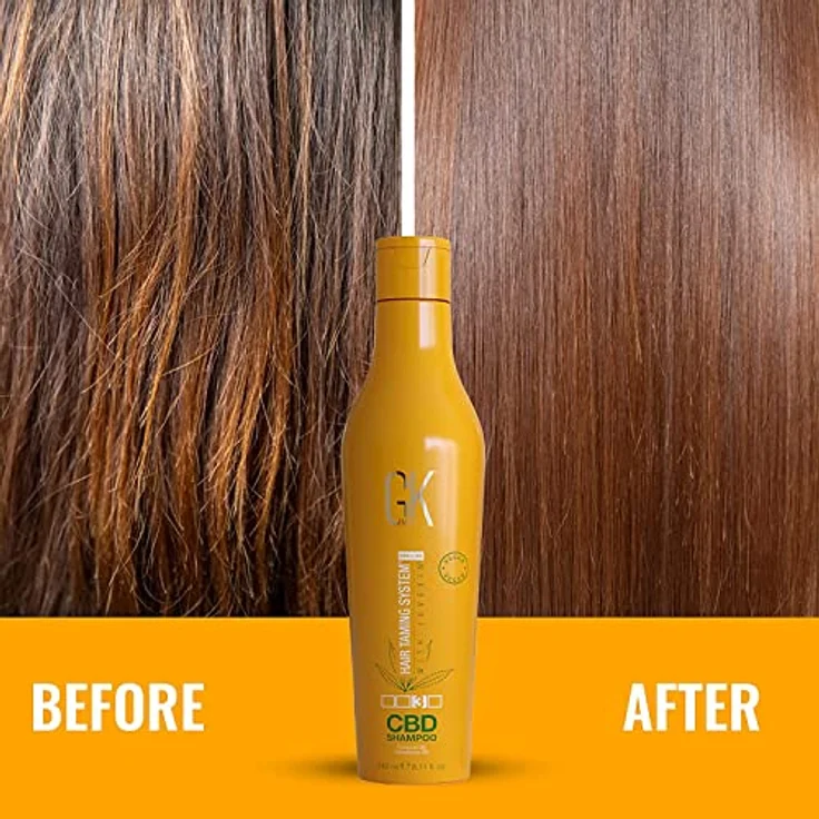 GK Hair CBD Shampoo, intensives, nährendes Shampoo mit CBD, 240 ml, für Damen – Bild 5