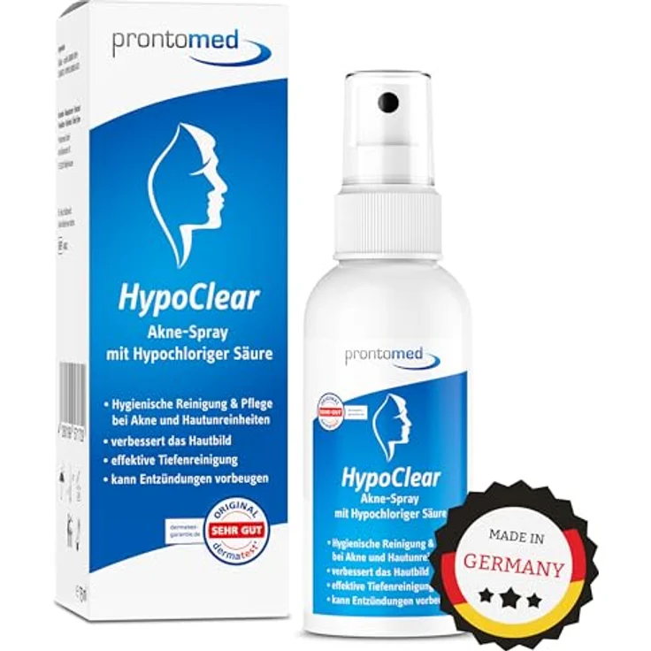 Prontomed HypoClear Spray 75ml – Effektive Hautpflege mit hypochloriger Säure bei Akne und Hautunreinheiten - Für klare, gesunde Haut – Bild 1