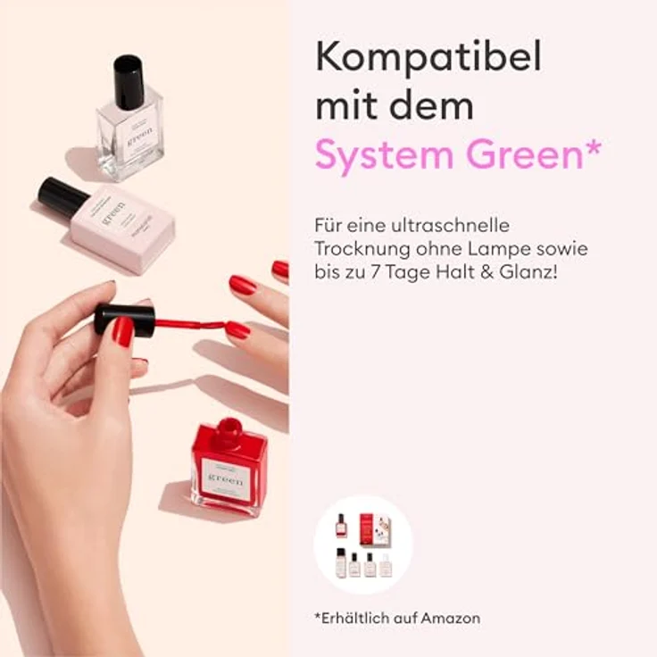 Manucurist Green Nagellack Weiß Transparent - Klassischer, natürlicher 9-Free-Nagellack Milky White - Veganer Nagellack mit natürlichen Inhaltsstoffen (84%) - Maniküre - Nagelpflege - 15 ml – Bild 6