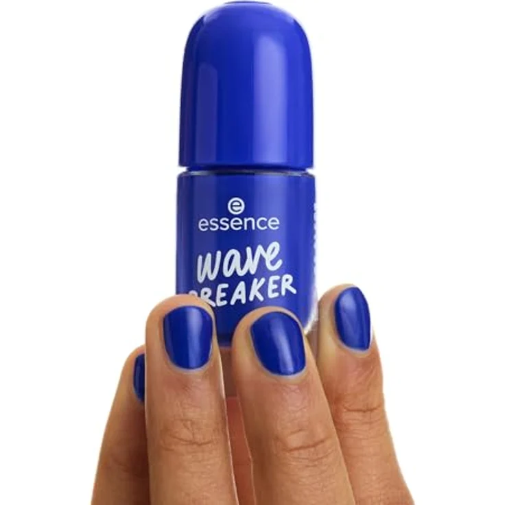 Essence Cosmetics gel nail colour, Nagellack, Blau, langanhaltend, Expressergebnis, schnelltrocknend, glänzend, farbintensiv, vegan, ohne Mikroplastikpartikel, ohne Parfüm, ohne Parabene,1er Pack(8ml) – Bild 5