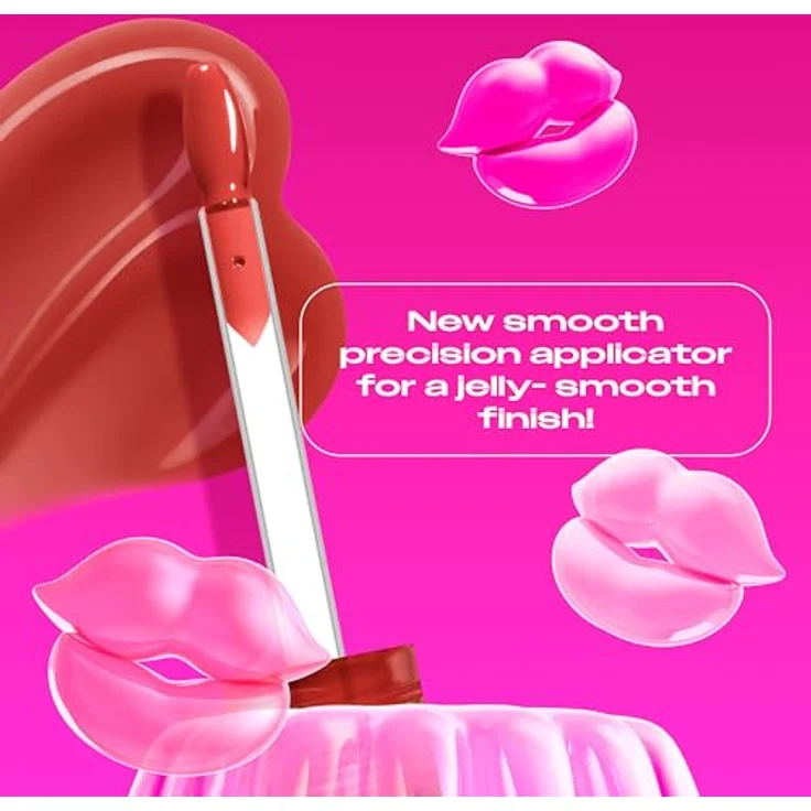 NYX PROFESSIONAL MAKEUP Jelly Job Peptide Infused Jelly Gloss, voluminöser Glanz für vollere Lippen, 16 schimmernde Farben – Bild 4