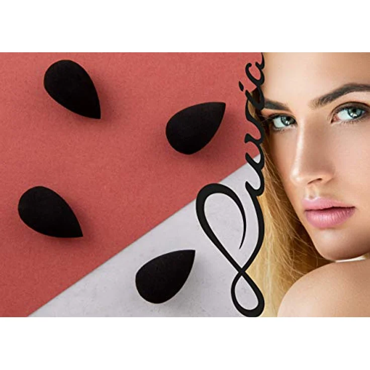 Luvia Cosmetics Classic 4 Mini Make-up Sponges - Präzisionsschwämmchen für Make up 4 St. - professionelles Auftragen, natürlicher Look – Bild 8