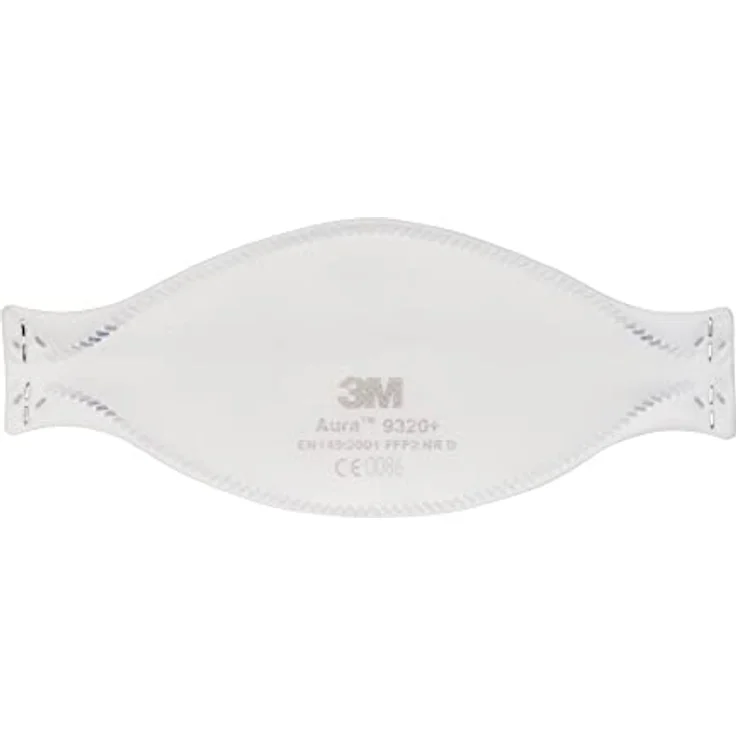3M Aura 9320+ FFP2 20 Stück, Faltmaske, 3-teiliges Design für Tragekomfort und problemloses Sprechen – Bild 2