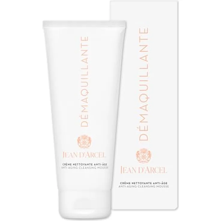 JEAN D'ARCEL DÉMAQUILLANTE crème nettoyante anti-âge – Anti-Aging-Reinigungsmousse für ein verfeinertes Hautbild – Mit Mandel-Öl & Allantoin – 200 ml