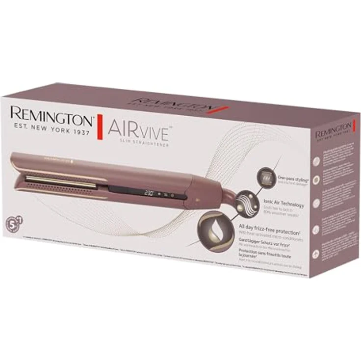 Remington AIRvive S8930, Haarglätter mit Ionen-Technologie, 5 Temperatureinstellungen und ultra-schnellem Aufheizen – Bild 17