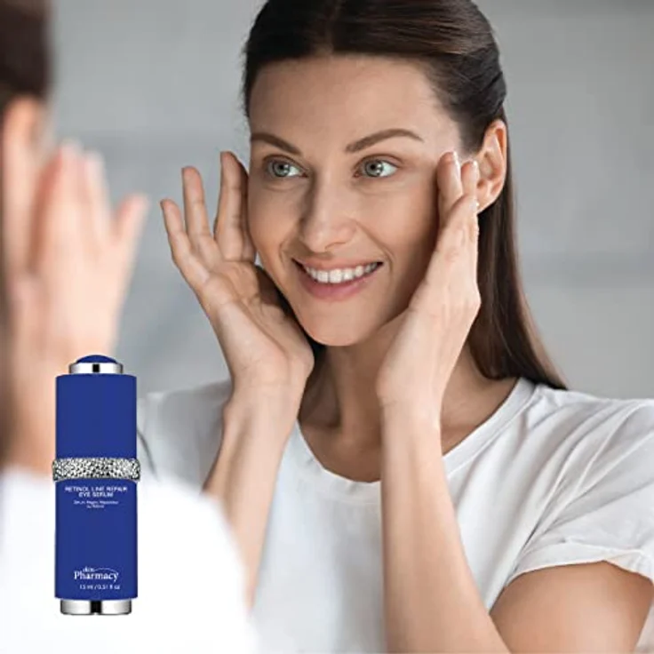Skin Chemists Retinol Line Repair Augenserum, 15 ml - Hyaluronsäure, Osilift, Allantoin, für empfindliche Haut und gegen feine Linien und Falten – Bild 4