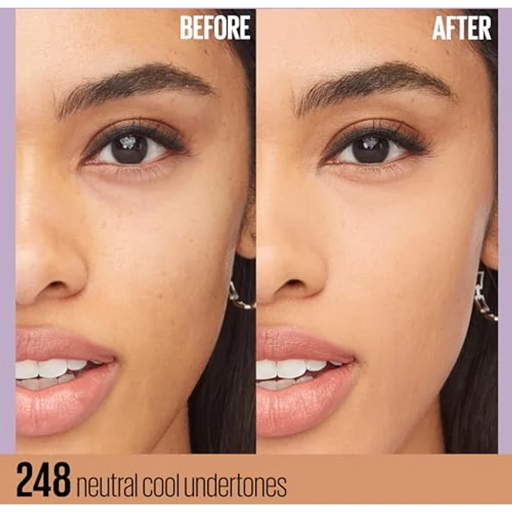 Maybelline Super Stay Lumi Matte Foundation, 35 ml, Farbe 248, luftige Textur mit lichtreflektierenden Partikeln für strahlenden Teint – Bild 3