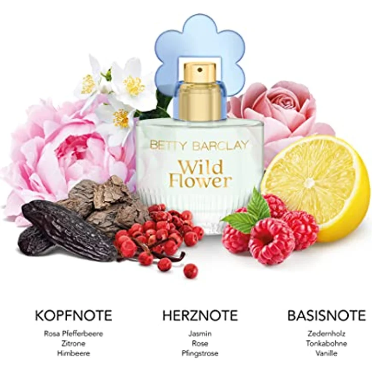 Betty Barclay® Wild Flower | Eau de Parfum - frisch - florale - feminin - ein natürlicher Duft für selbstsichere Frauen | 20ml Natural Spray – Bild 3