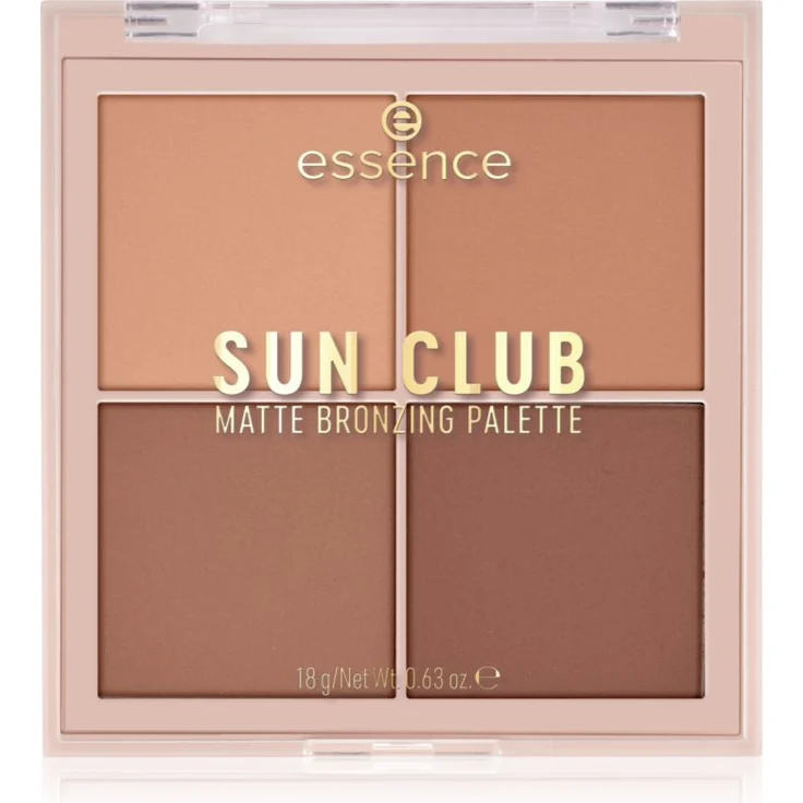 essence Sun Club Palette, Bronzer mit Matt-Effekt Better Than Vacation Tan, 18 g