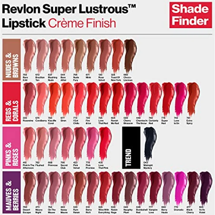 Revlon Super Lustrous Lipstick Va Va Violet 663, 1er Pack (1 x 4 g) – Bild 3