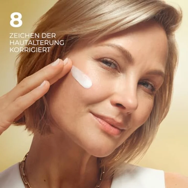 Yves Rocher Supreme Regenerierende Anti-Aging-Creme, Gold-Achillea, korrigiert 8 Zeichen der Hautalterung, Gesicht, Hals & Dekolleté, 75 ml – Bild 4