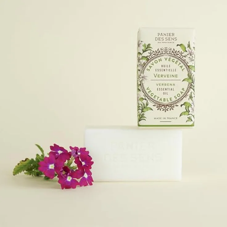 Panier des Sens Hand- & Körperseife mit Verbene, 97% natürliche Inhaltsstoffe, 2x150g - Mit Olivenöl, Marseille Seife für Damen und Herren – Bild 4