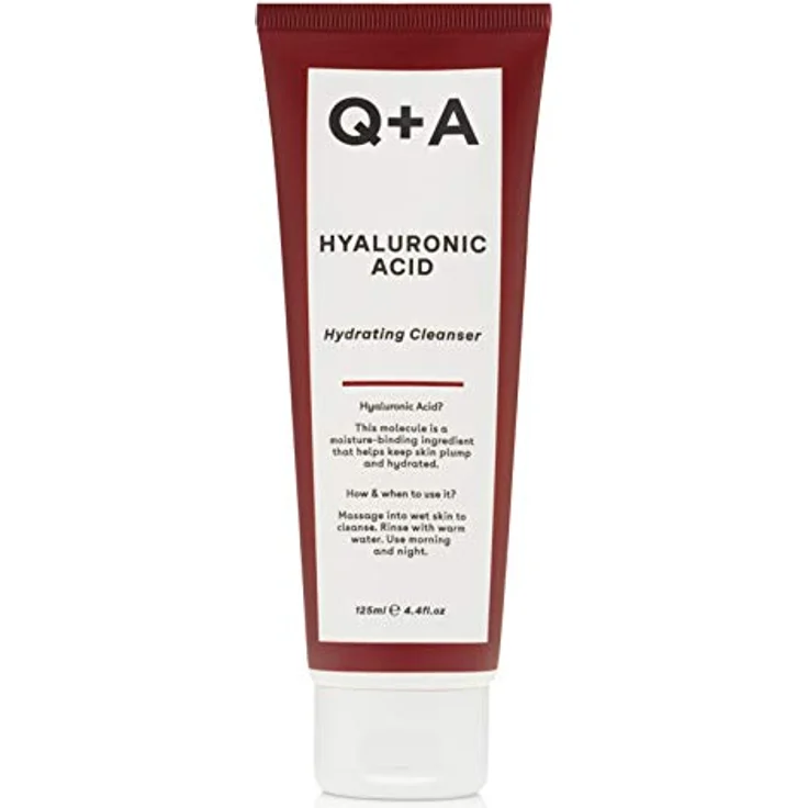Q+A Hyaluronsäure Hydrating Cleanser, feuchtigkeitsspendende Reinigungslotion mit sanften Reinigungswirkstoffen, 125 ml – Bild 1