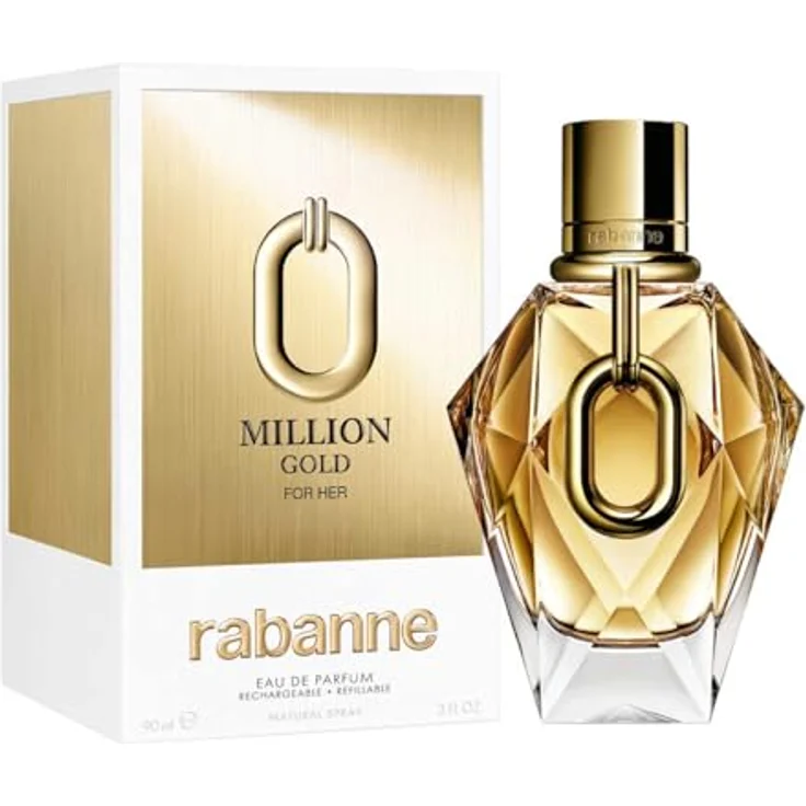 Paco Rabanne Million Gold For Her Eau de Parfum 90ml, Damenduft – Bild 1