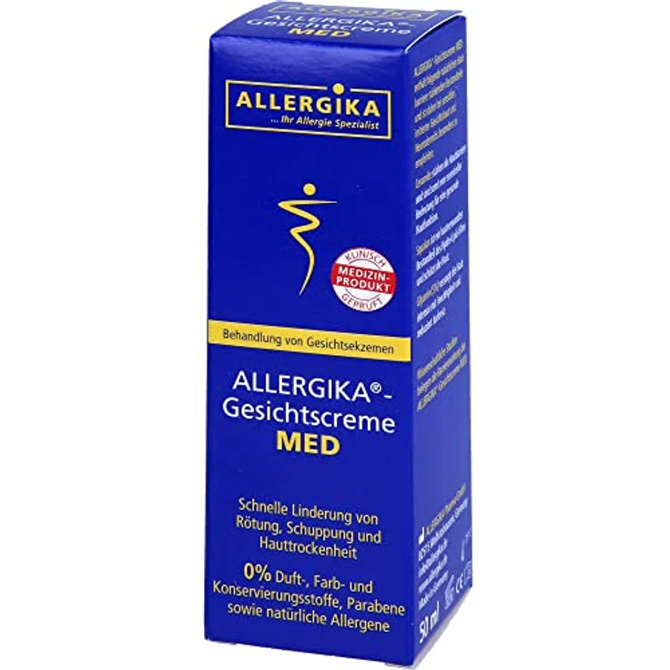 Allergika Gesichtscreme MED, 50 ml - Hautpflege für empfindliche Haut – Bild 4
