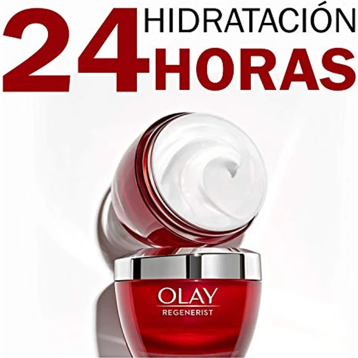 Olay Regenerist Crema Facial De Día, Fórmula Con Niacinamida (Vitamina B3) Y Péptidos, 24H Hidratación, Piel Más Firme En 14 Días, 50ml – Bild 2