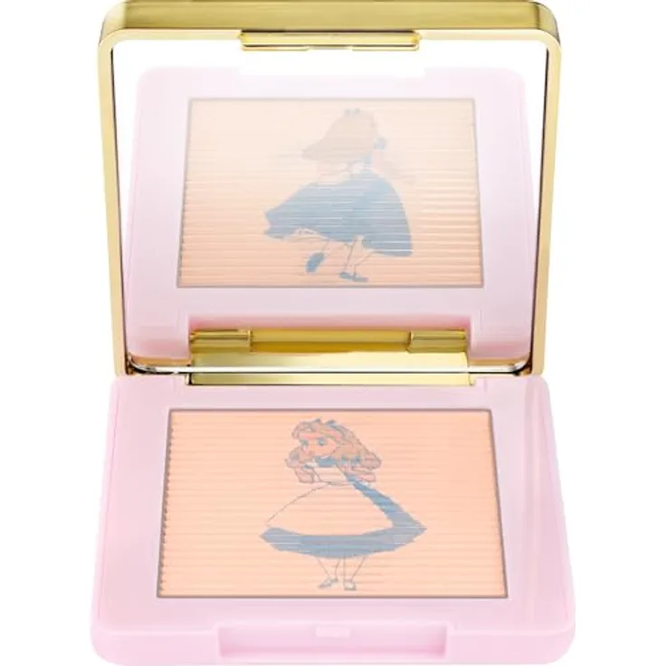 Catrice Disney Alice in Wonderland Aufhellendes Kompakt-Puder, Farbton C01 Slightly Confused, 6.3 g – vegan, samtiges Finish, mattierend