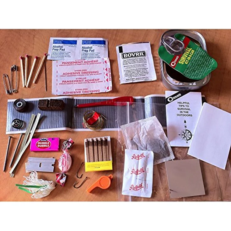 Coghlans Survival Kit,asserdichte Fischdose 33-teiliges Survival Kit – Bild 5