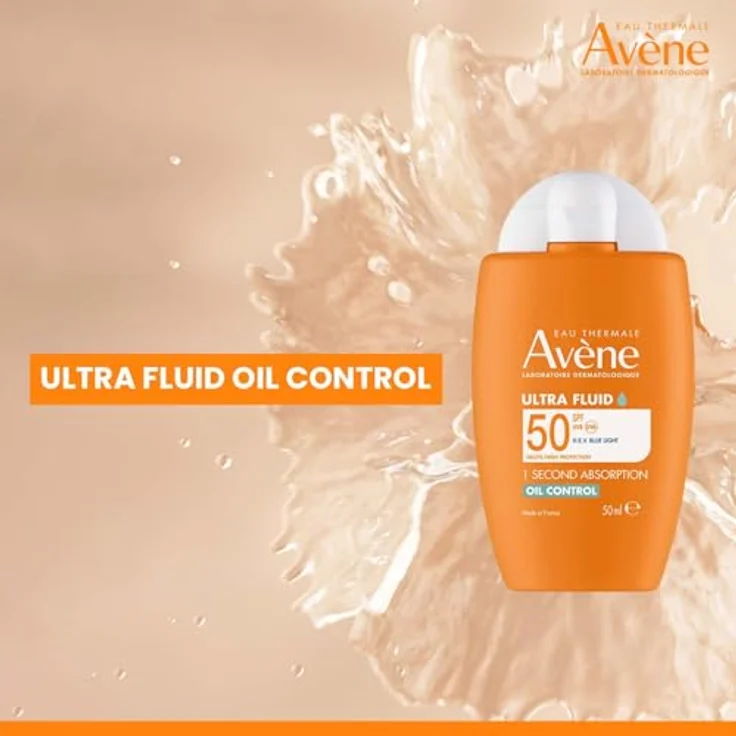 Avène Ultra Fluid Oil Control SPF50, 50ml Gesichtscreme mit mattem Finish und Schutz vor Blue Light – Bild 3