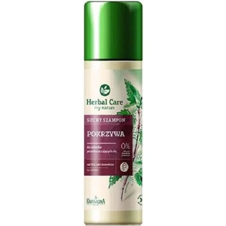 Farmona Herbal Care Brennnessel Trockenshampoo für fettiges Haar, 150 ml - absorbiert überschüssiges Fett, erfrischt und verleiht Volumen