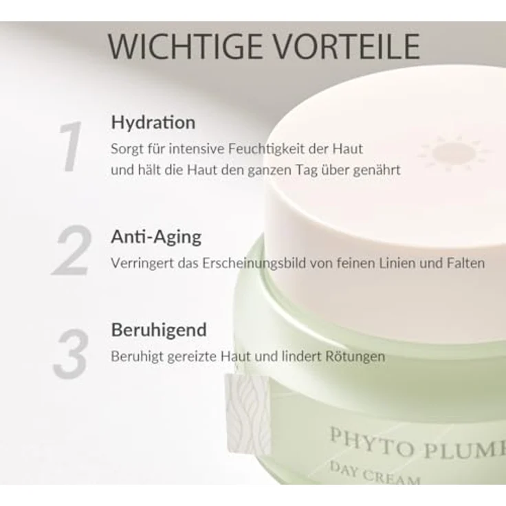 MIZON PHYTO PLUMP COLLAGEN DAY CREAM (50 ml) - Anti-Aging und feuchtigkeitsspendende vegane Tagescreme – Bild 3