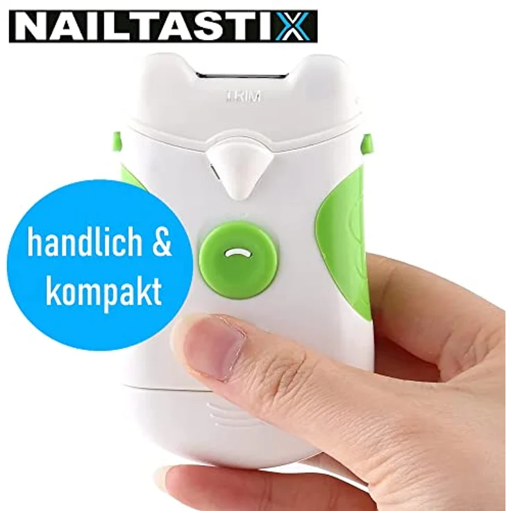Nailtastix Nageltrimmer Nagelschere Nagelschneider Nagel Fräse Feile elektrisch – Bild 4
