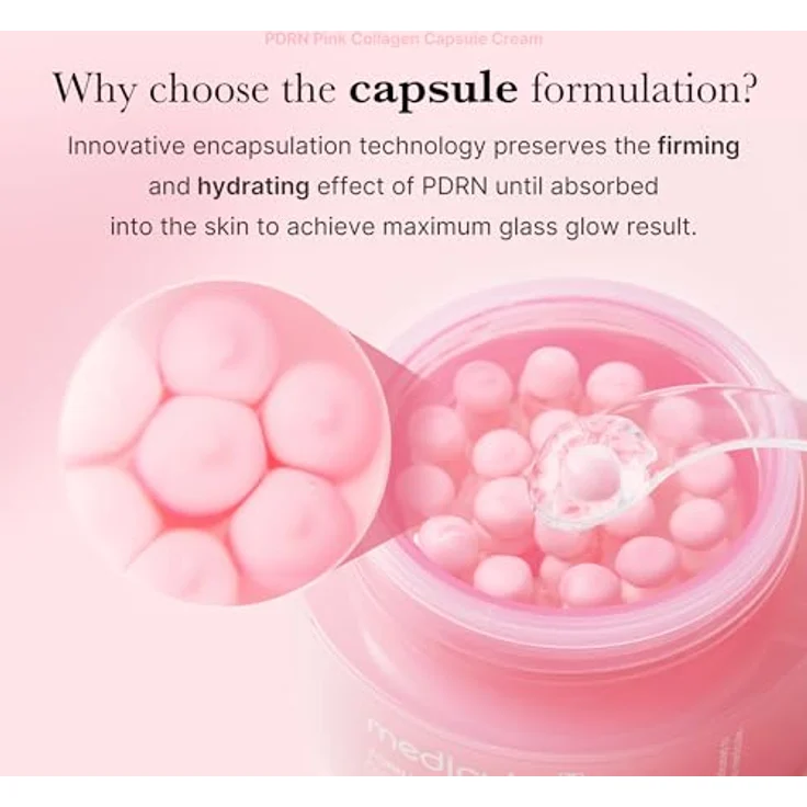 Medicube PDRN Pink Collagen Cream – Leichte Feuchtigkeitscreme für das Gesicht mit Niacinamid zur Verbesserung des ungleichmäßigen Hauttons – Koreanische Hautpflege, 55 g – Bild 5