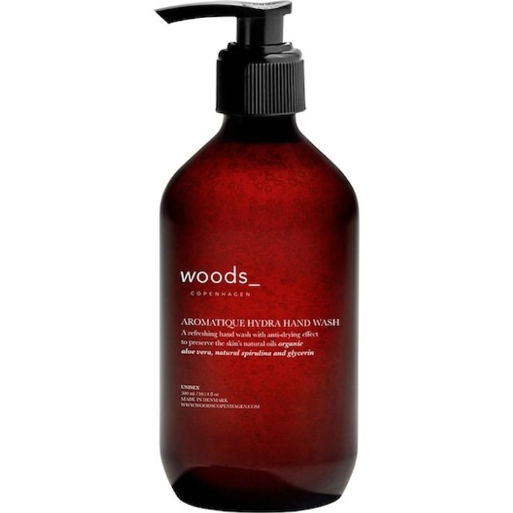 Woods Copenhagen Aromatique Hydra Hand Wash, 400 ml - Feuchtigkeitsspendende Handseife mit Bio-Aloe Vera & frischen Zitrusnoten