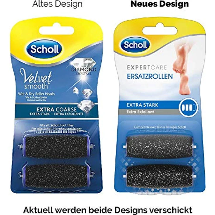 Scholl Velvet smooth Expr.Pedi Ersatzro.ex.stark 2 St. – Bild 2