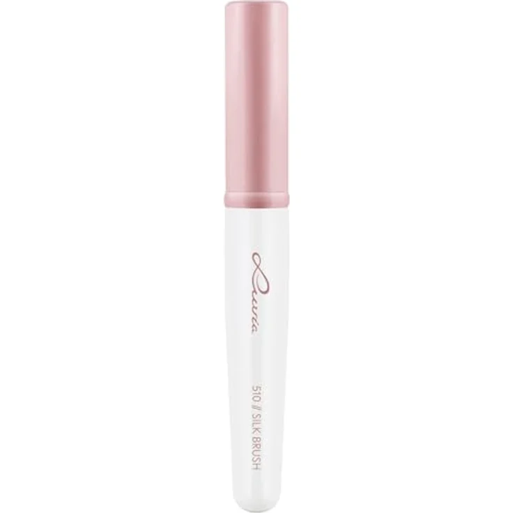 Luvia Cosmetics 510 // Silk Brush - Candy, Lidschatten-Pinsel in rose/white – Bild 3