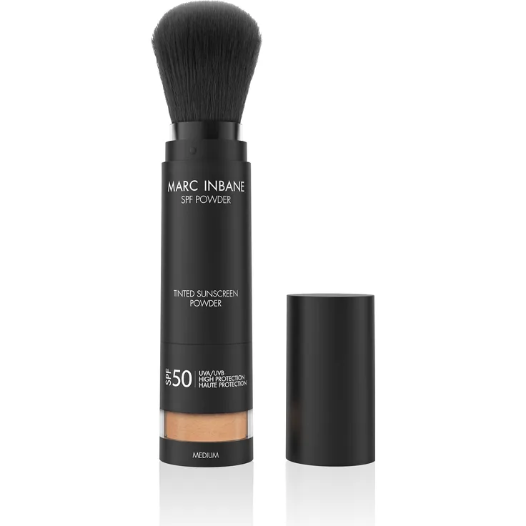 Marc Inbane Tönendes Gesichtspuder SPF 50, 4,3 g - Hoher Sonnenschutz mit leichtem Farbton für gleichmäßige Hauttonung
