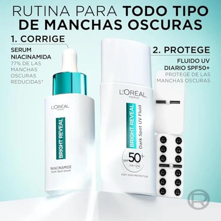 L'Oréal Paris Makeup Bright Reveal Anti-Pigment Serum, 30 ml mit Niacinamid zur Reduzierung von Pigmentflecken und für ein strahlendes Hautbild – Bild 8