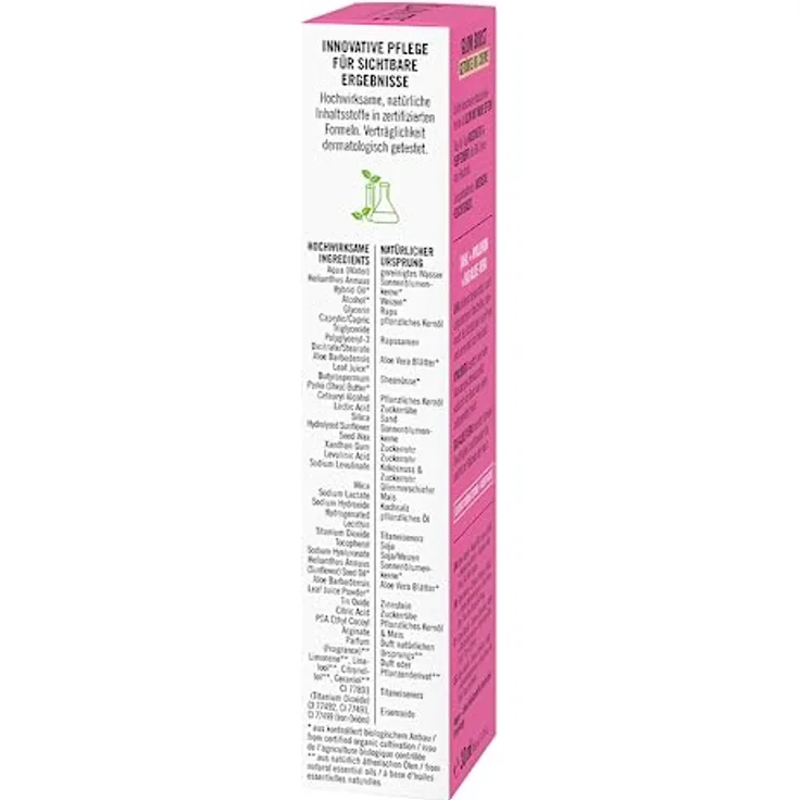 SANTE Naturkosmetik Glow Boost getönte BB Creme, pflegende Tagescreme mit AHA, Hyaluron und Bio-Aloe Vera, vegane Gesichtspflege für perfekten Glow mit Nude-Effekt, 30ml