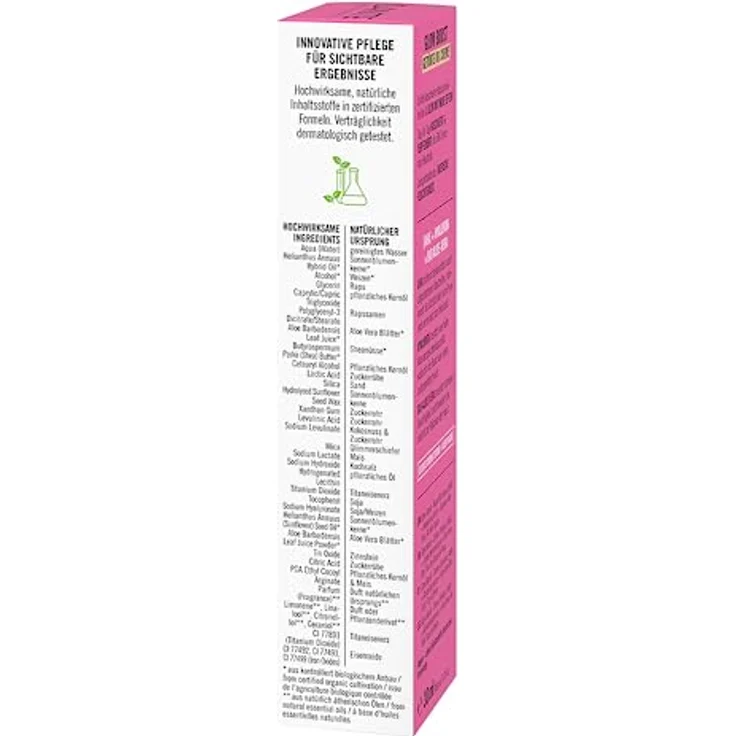 SANTE Naturkosmetik Glow Boost getönte BB Creme, pflegende Tagescreme mit AHA, Hyaluron und Bio-Aloe Vera, vegane Gesichtspflege für perfekten Glow mit Nude-Effekt, 30ml – Bild 2