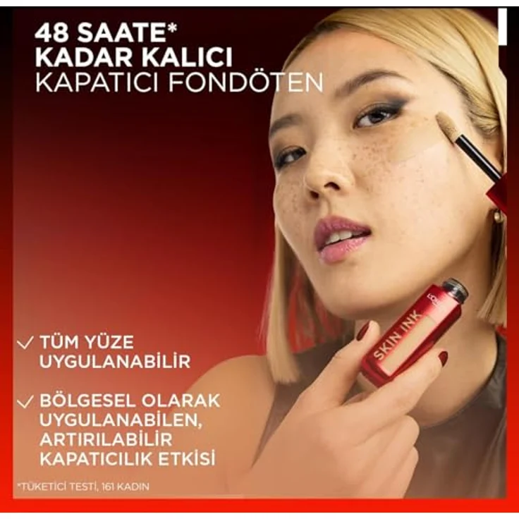 L’Oréal Paris Infaillible Skin Ink Make-up und Korrektor, 15 ml, Farbton 100 Light Warm, mit Langzeiteffekt und ausgezeichneter Abdeckung – Bild 2