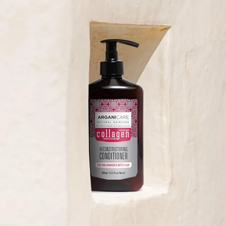 Arganicare Collagen Reconstructuring Conditioner, Haarspülung zur Stärkung der Haarstruktur, 400 ml – Bild 2