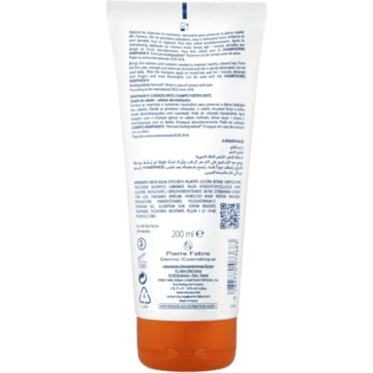 Ducray Anaphase Soin Après-Shampooing Fortifiant Conditioner 200 ml – Bild 4