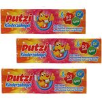 Putzi Kinderzahngel 0–3 Jahre, ohne Fluorid, vegan, mit Xylitol, Calcium & Vitamin E – zuckerfrei & mild, 50 ml