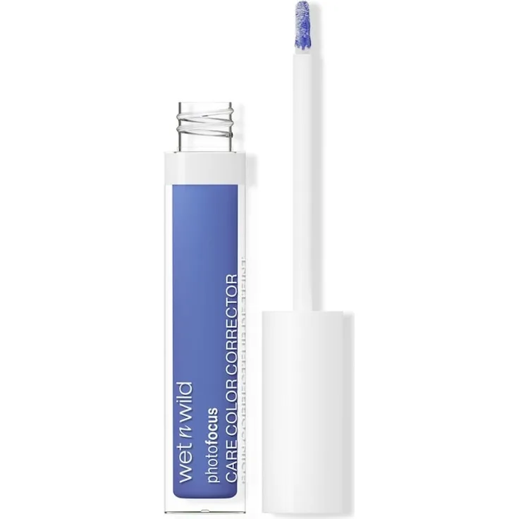 wet n wild Photo Focus Care Color Corrector Concealer, 3,3 ml, blaue Variante zur Korrektur gelblicher Untertöne