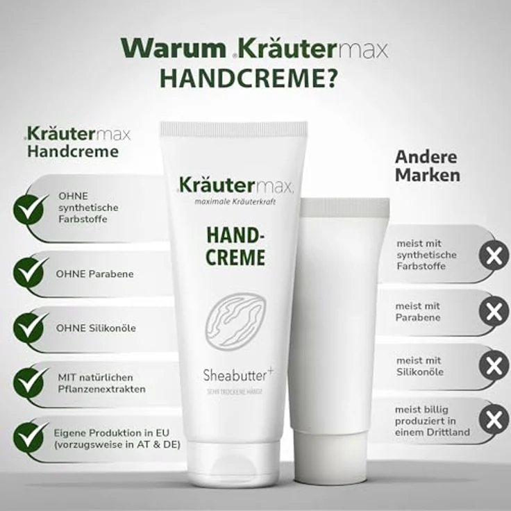 Sheabutter Handcreme mit Shea Butter Creme für Kosmetik 1 x 70 ml – Bild 3
