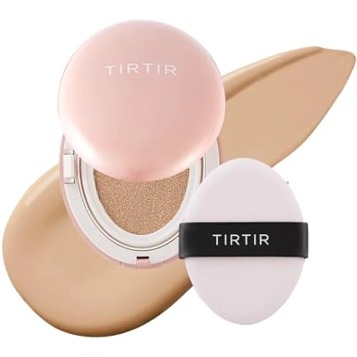 TIRTIR Mask Fit Aura Cushion Mini, mattierendes Make-up im Schwämmchen, Farbton 24N Latte, 4.5 g – Bild 2