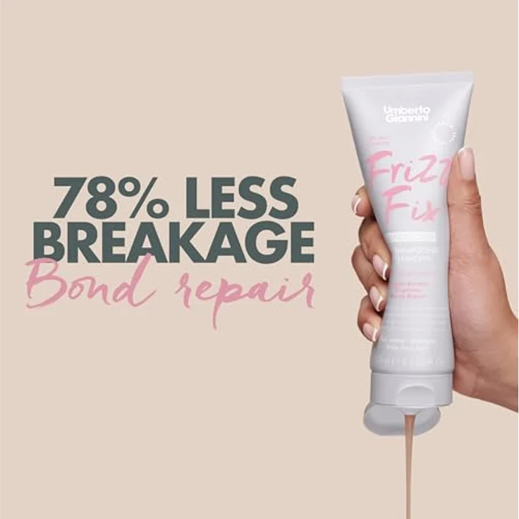 Umberto Giannini Frizz Fix Conditioner, 250 ml für trockenes und geschädigtes Haar mit veganem Keratin Bond Repair, sulfatfrei und 94% natürlich – Bild 2