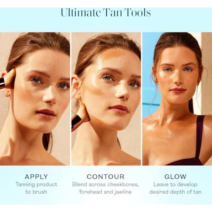 St.Tropez Tantour & Applicator Brush, Self Tan Accessoires für kühl und bequeme Anwendung – Bild 5