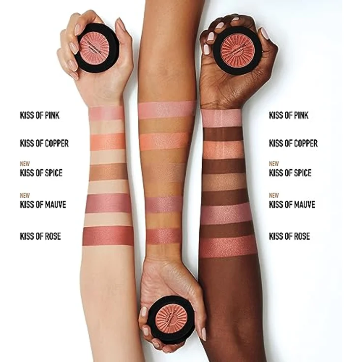 bareMinerals Rouge Gen Nude Blonzer Blush Damen 3,8 g, 2-in-1 Blush + Bronzer mit mineralischen Pigmenten, Farbe: Kiss of Pink – Bild 4