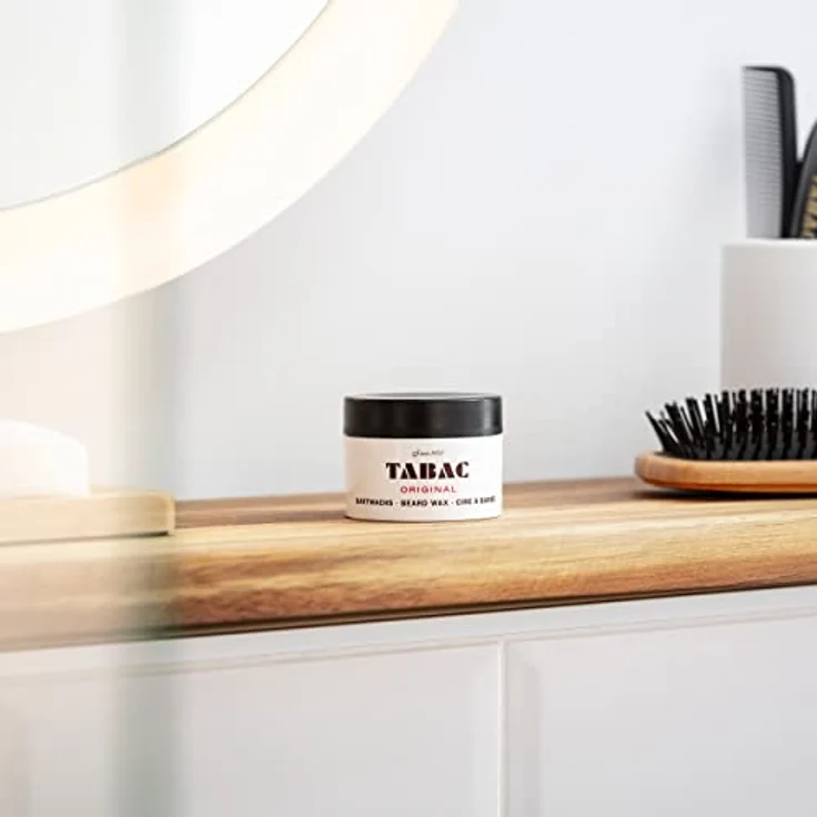 Tabac Bartwachs 40 g, mit Tabac Original Duft, Bartwachs für das optimale Styling, pflegend – Bild 3