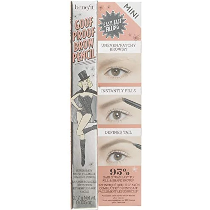 Benefit Augen Augenbrauen Augenbrauenstift Goof Proof Brow Pencil Mini Nr. 03 Light Medium 0,17 g – Bild 4