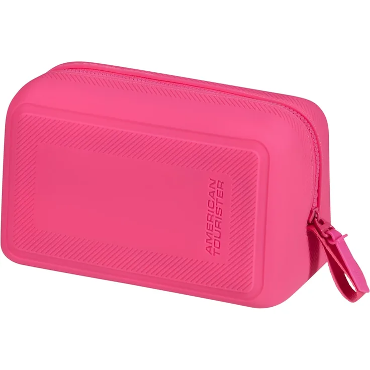 American Tourister URBAN GROOVE UG27 Washbag Pop, Kosmetiktasche mit geräumigem Hauptfach und Trenner, pink