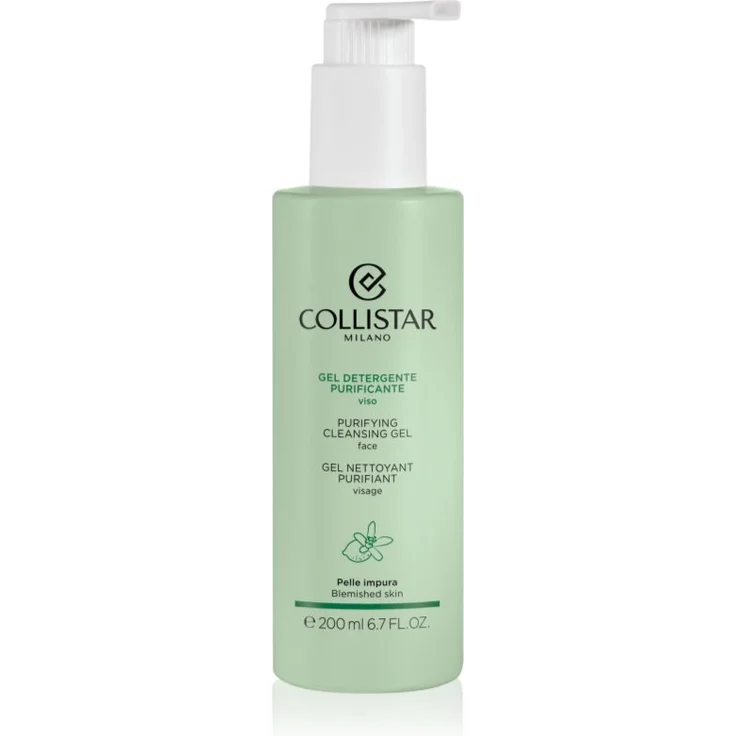 Collistar Cleansers Purifying Cleansing Gel, sanftes Reinigungsgel für empfindliche Haut, 200 ml