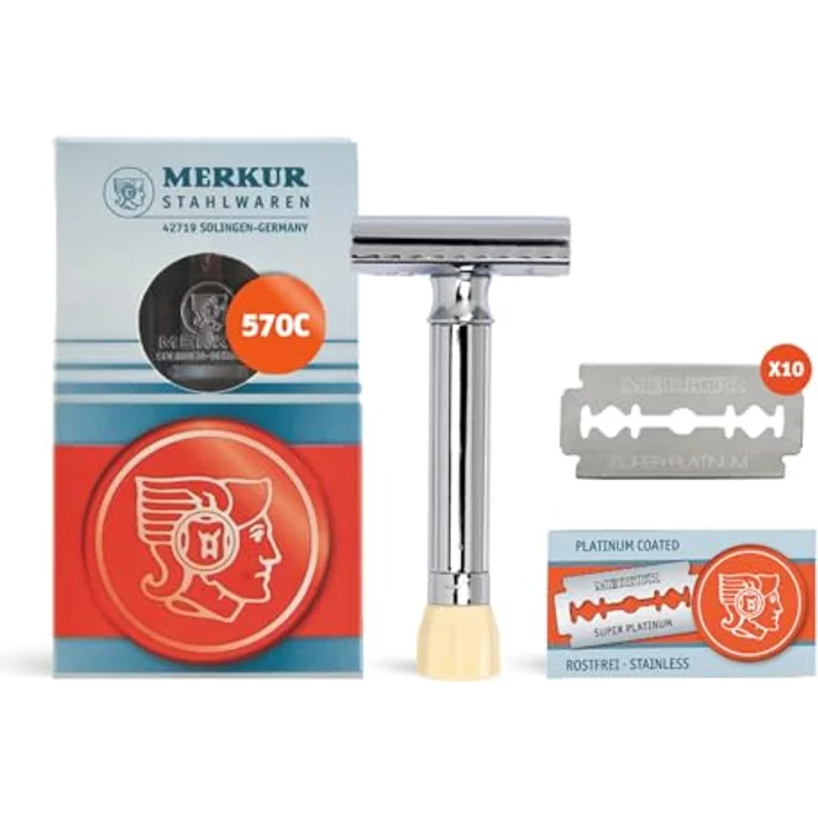 Merkur Rasierer, verchromt, in Schatulle – Bild 2